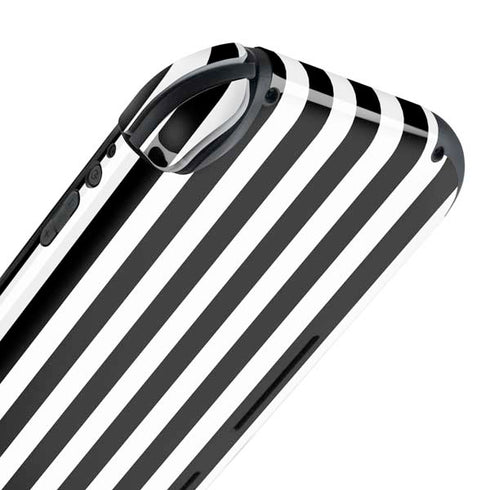 White and Black Stripes Nintendo Switch Lite Skin